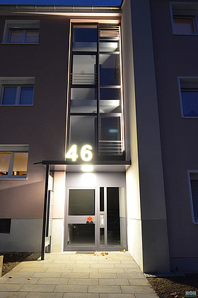Metallbauarbeiten für Wohnungsvereinhagen Erneuerung von Treppenhausfenstern waärmegedämmte Profile