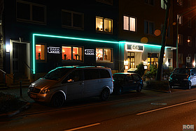 Leuchtreklame als Sonderkonstruktion fuer ein Restaurant in Hagen 